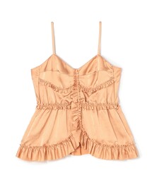 サテンヨウリュウ フリルキャミソール