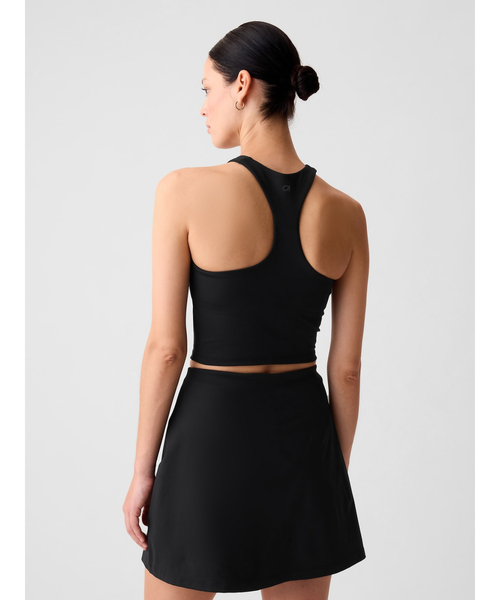 GAP（ギャップ）の「GapFit ハイネック クロップド キャミ タンクトップ（タンクトップ・レディース・ブラック/ホワイト・XXS/XS/L/M/S）」の3枚目の写真