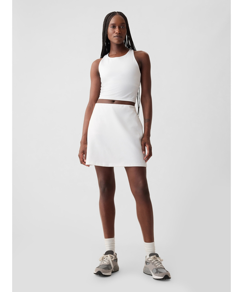 GAP（ギャップ）の「GapFit ハイネック クロップド キャミ タンクトップ（タンクトップ・レディース・ブラック/ホワイト・XXS/XS/L/M/S）」の6枚目の写真