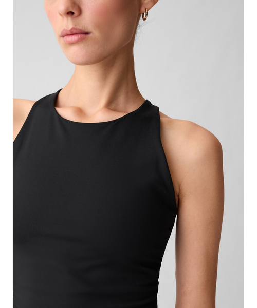 GAP（ギャップ）の「GapFit ハイネック クロップド キャミ タンクトップ（タンクトップ・レディース・ブラック/ホワイト・XXS/XS/L/M/S）」の7枚目の写真