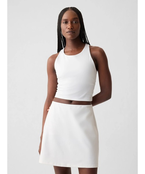 GAP（ギャップ）の「GapFit ハイネック クロップド キャミ タンクトップ（タンクトップ・レディース・ブラック/ホワイト・XXS/XS/L/M/S）」の14枚目の写真