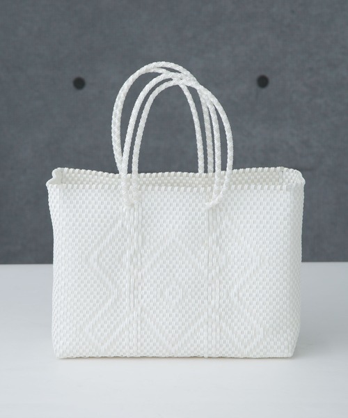 NANO universe（ナノユニバース）の「メルカドバッグ（かごバッグ・レディース・その他1/ホワイト・FREE）」の3枚目の写真