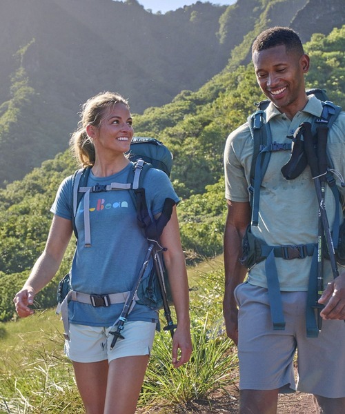 L.L.Bean(エルエルビーン)の「エブリデイ・サンスマート・ティ、半袖 グラフィック 米国フィット・レギュラー(Tシャツ/カットソー・レディース・ピンク系その他/グレー系その他/ターコイズブルー・X-SMALL/LARGE/MEDIUM/SMALL)」の5枚目の写真