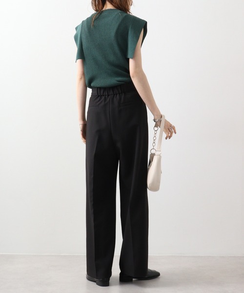 A.N.L(エーエヌエル レーベル)の「A.N.L スクエアスリーブニットプルオーバー(ニット/セーター・レディース・レンガ/グリーン/ブラック/キャメル・38)」の16枚目の写真