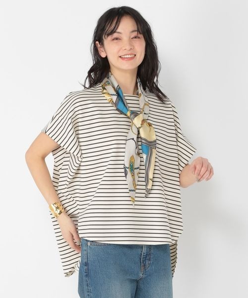 studio CLIP(スタディオクリップ)の「《ウタオ》ポンチローマボリュームプルオーバー(Tシャツ/カットソー・レディース・その他1/ホワイト/ブラック/スカイブルー/その他2・FREE)」の10枚目の写真