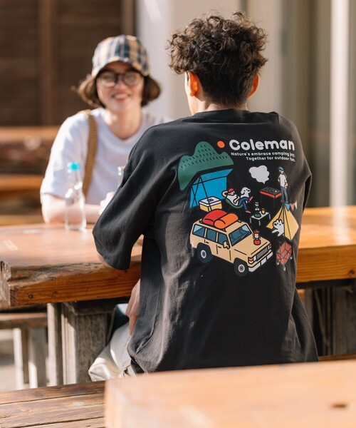 COLEMAN（コールマン）の「Coleman/コールマン Coleman×matsui×FREAK'S STORE 別注 コールマン matsui camp  バックプリント クルーネック 半袖Tシャツ（Tシャツ/カットソー・メンズ・ホワイト/ブラウン/グレー/チャコールグレー・MEDIUM/LARGE）」の21枚目の写真