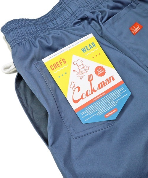 COOKMAN（クックマン）の「Cookman クックマン シェフ ショートパンツ ハーフパンツ イージーパンツ Air Force Blue（その他パンツ・メンズ・ブルー・MEDIUM/LARGE）」の4枚目の写真