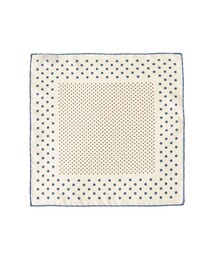BEAMS F | FRANCO BASSI / シルク ドット ポケットスクエア(ハンカチ/ハンドタオル)