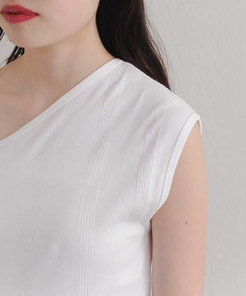 MILLER(ミラー)の「【Miller別注】コットンワンショルダータンク(タンクトップ・レディース・ブラック/ホワイト・FREE)」の18枚目の写真