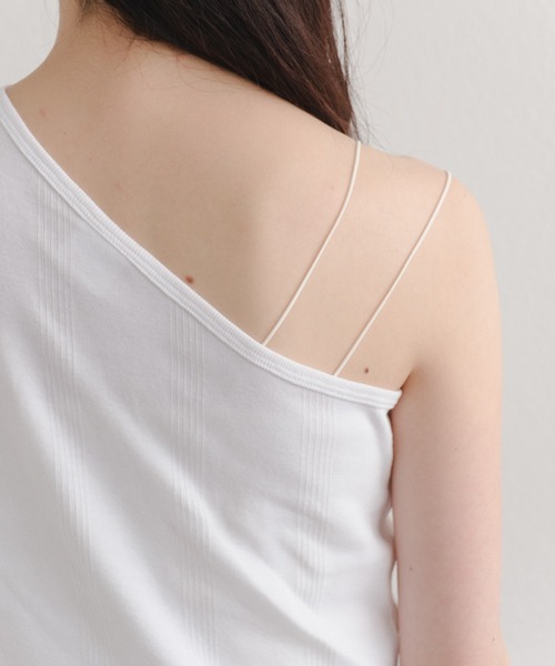 MILLER(ミラー)の「【Miller別注】コットンワンショルダータンク(タンクトップ・レディース・ブラック/ホワイト・FREE)」の11枚目の写真