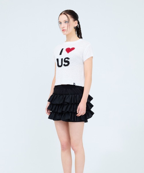 LUVISTRUE(ラヴイズトゥルー)の「RT I S2 KNIT(ニット/セーター・レディース・ブラック/ホワイト・FREE)」の9枚目の写真