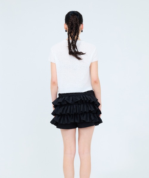 LUVISTRUE(ラヴイズトゥルー)の「RT I S2 KNIT(ニット/セーター・レディース・ブラック/ホワイト・FREE)」の10枚目の写真