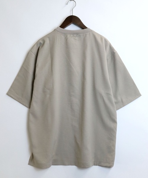 Starting Over(スターティングオーバー)の「linen like crew neck pullover/リネンライク クルーネック プルオーバー(Tシャツ/カットソー・メンズ・ブラック/チャコール/グレイッシュベージュ・XL/L/M)」の4枚目の写真