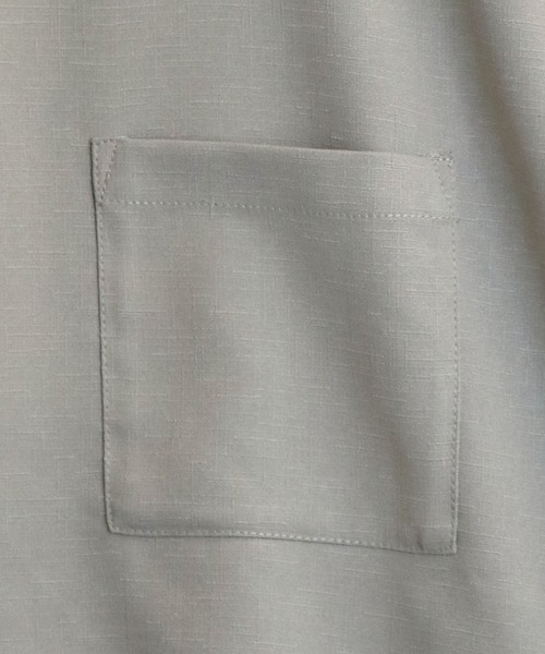 Starting Over(スターティングオーバー)の「linen like crew neck pullover/リネンライク クルーネック プルオーバー(Tシャツ/カットソー・メンズ・ブラック/チャコール/グレイッシュベージュ・XL/L/M)」の6枚目の写真