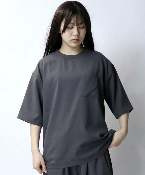 Starting Over(スターティングオーバー)の「linen like crew neck pullover/リネンライク クルーネック プルオーバー(Tシャツ/カットソー・メンズ・ブラック/チャコール/グレイッシュベージュ・XL/L/M)」の17枚目の写真