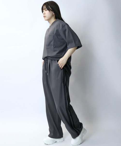 Starting Over(スターティングオーバー)の「linen like crew neck pullover/リネンライク クルーネック プルオーバー(Tシャツ/カットソー・メンズ・ブラック/チャコール/グレイッシュベージュ・XL/L/M)」の20枚目の写真