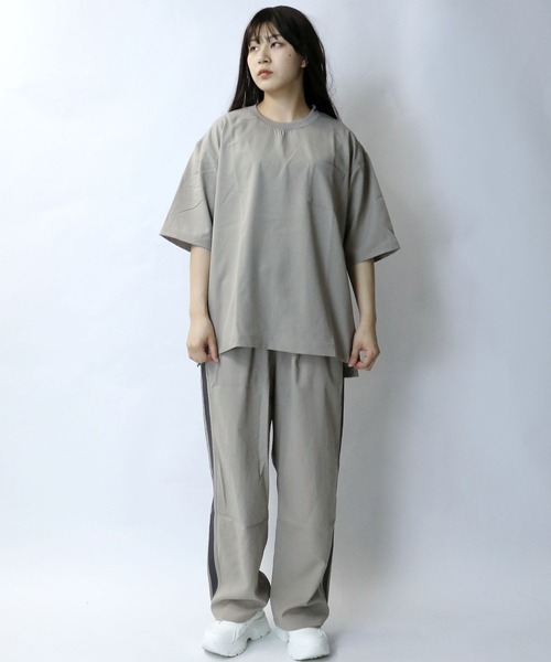Starting Over(スターティングオーバー)の「linen like crew neck pullover/リネンライク クルーネック プルオーバー(Tシャツ/カットソー・メンズ・ブラック/チャコール/グレイッシュベージュ・XL/L/M)」の10枚目の写真