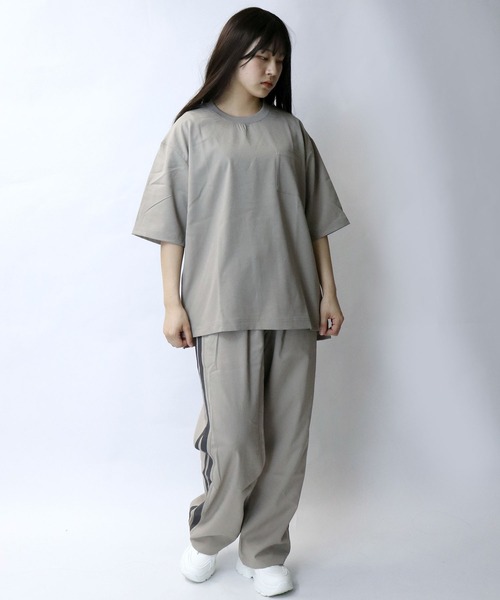 Starting Over(スターティングオーバー)の「linen like crew neck pullover/リネンライク クルーネック プルオーバー(Tシャツ/カットソー・メンズ・ブラック/チャコール/グレイッシュベージュ・XL/L/M)」の12枚目の写真