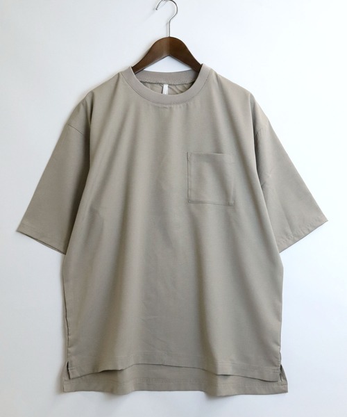 Starting Over(スターティングオーバー)の「linen like crew neck pullover/リネンライク クルーネック プルオーバー(Tシャツ/カットソー・メンズ・ブラック/チャコール/グレイッシュベージュ・XL/L/M)」の14枚目の写真