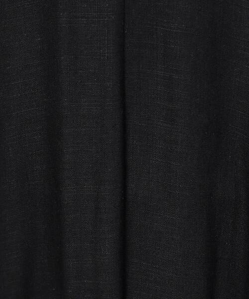 OPAQUE.CLIP（オペークドットクリップ）の「◆キーネックワンピース レーヨン/麻【洗える】（ワンピース・レディース・ブラック/ピンク系/ベージュ・38/40/42）」の8枚目の写真