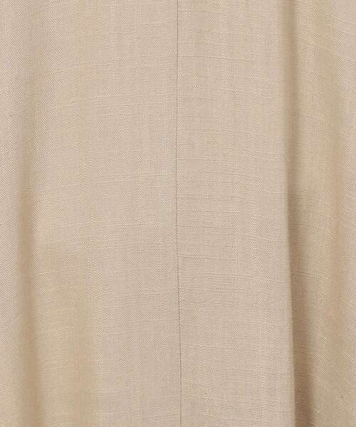 OPAQUE.CLIP（オペークドットクリップ）の「◆キーネックワンピース レーヨン/麻【洗える】（ワンピース・レディース・ブラック/ピンク系/ベージュ・38/40/42）」の12枚目の写真