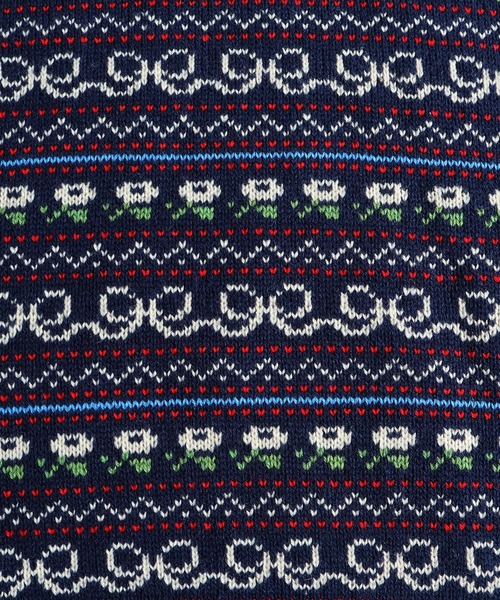 CHILD WOMAN（チャイルドウーマン）の「☆アクリル/ウール ファンシー柄ベスト（ベスト・レディース・ネイビー/アイボリー・FREE）」の22枚目の写真