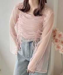 【apres jour clair】チュールドロストトップス【ZOZOTOWN限定アイテム】