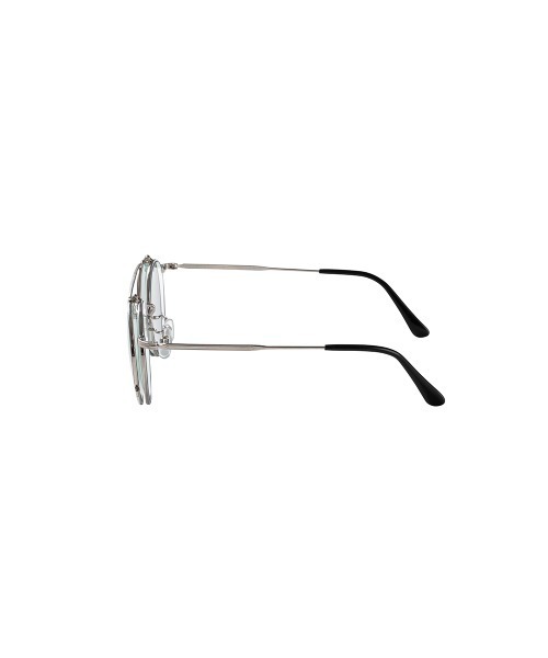 CALEE（キャリー）の「FLIP UP TYPE CIRCLE METAL GLASSES ＜LIMITED＞（メガネ・メンズ・シルバー系その他2/ゴールド系その他/シルバー系その他・FREE）」の4枚目の写真