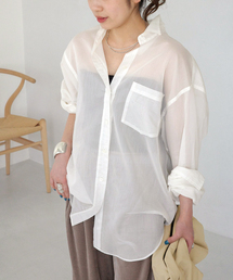 AP STUDIO | シアーシャツ(シャツ/ブラウス)