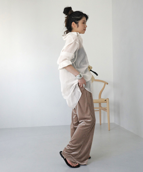 AP STUDIO（エーピーストゥディオ）の「シアーシャツ（シャツ