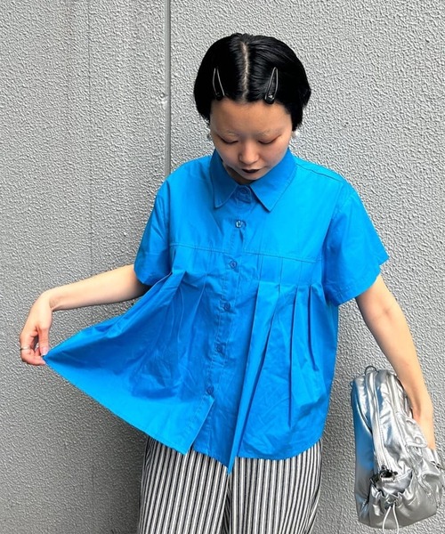 【セール】【Narcissus】プリーツブラウス（シャツ/ブラウス）｜Narcissus（ナルシス）