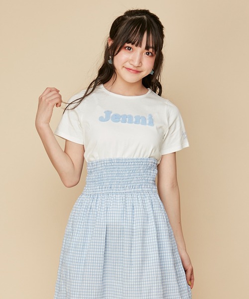 JENNI love（ジェニィラブ）の「ファーロゴTシャツ（Tシャツ