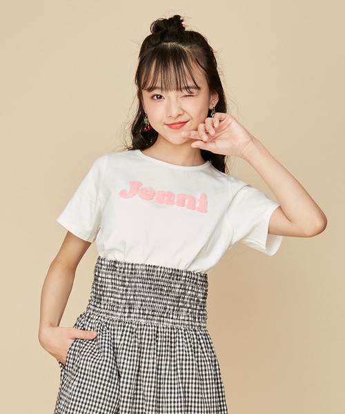 JENNI love（ジェニィラブ）の「ファーロゴTシャツ（Tシャツ