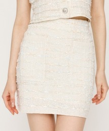 SLY(XC)KNIT TWEED S/SK jbg cC[h V[g XJ[g(XJ[g)