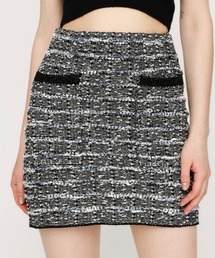 KNIT TWEED S/SK ニット ツイード ショート スカート