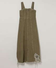 JEANASIS | クラッシュデニムジャンスカ/129908(ジャンパースカート)