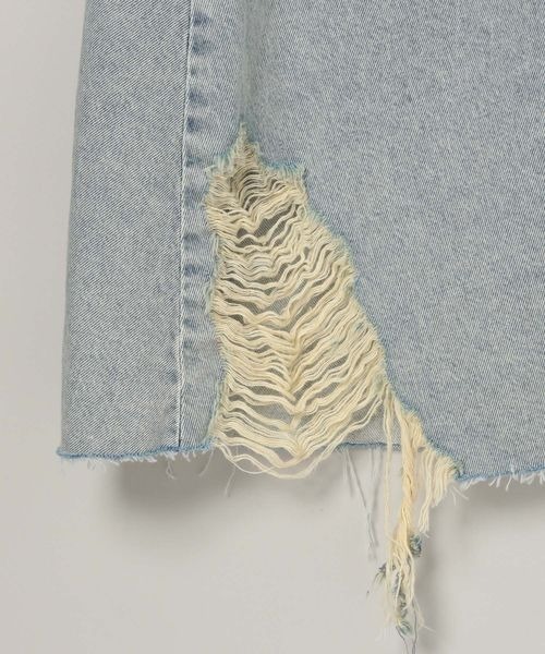 JEANASIS(ジーナシス)の「クラッシュデニムジャンスカ/129908(ジャンパースカート・レディース・ブルー系その他/カーキ系/ブラック系その他・FREE)」の20枚目の写真