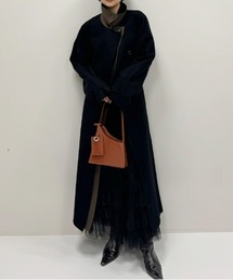 Ameri | EDGE FLARE WOOL COAT(チェスターコート)