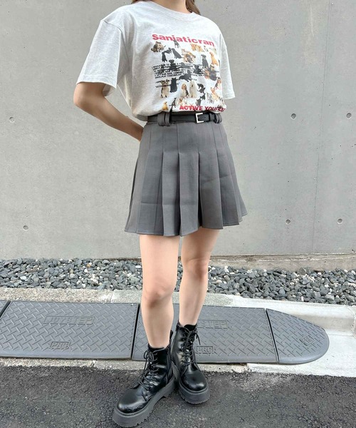 frunco（フランコ）の「【ZOZO限定】アニマルプリントTシャツ（Tシャツ/カットソー・レディース・グレー/ホワイト・MEDIUM）」の18枚目の写真