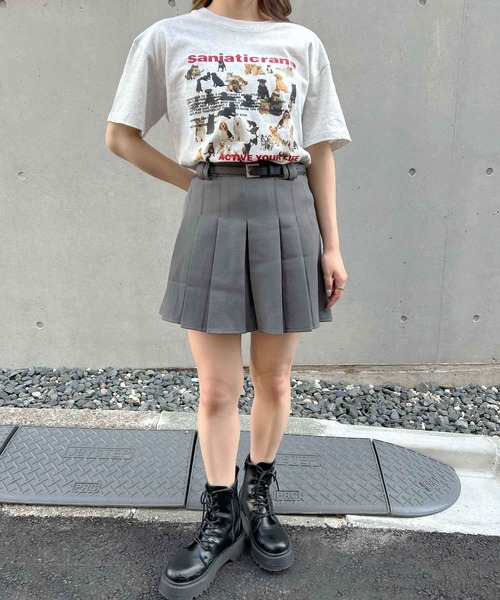 frunco（フランコ）の「【ZOZO限定】アニマルプリントTシャツ（Tシャツ/カットソー・レディース・グレー/ホワイト・MEDIUM）」の17枚目の写真