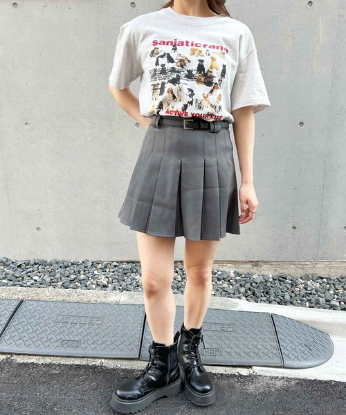 frunco（フランコ）の「【ZOZO限定】アニマルプリントTシャツ（Tシャツ/カットソー・レディース・グレー/ホワイト・MEDIUM）」の16枚目の写真