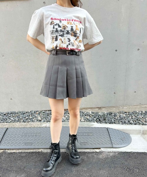 frunco（フランコ）の「【ZOZO限定】アニマルプリントTシャツ（Tシャツ/カットソー・レディース・グレー/ホワイト・MEDIUM）」の3枚目の写真