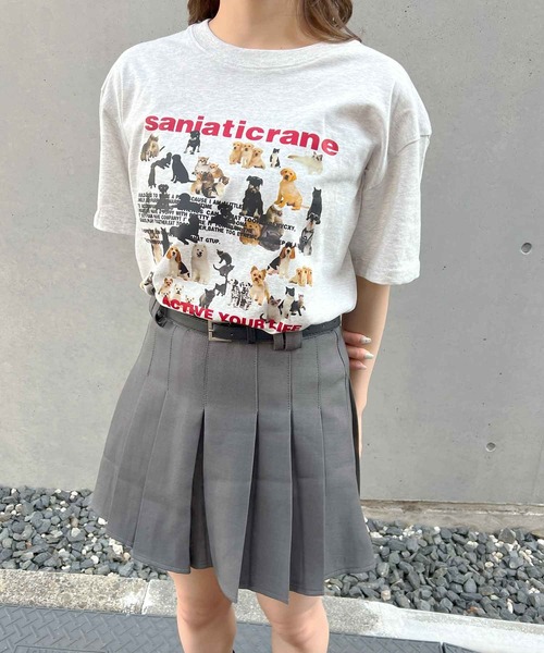 frunco（フランコ）の「【ZOZO限定】アニマルプリントTシャツ（Tシャツ/カットソー・レディース・グレー/ホワイト・MEDIUM）」の22枚目の写真