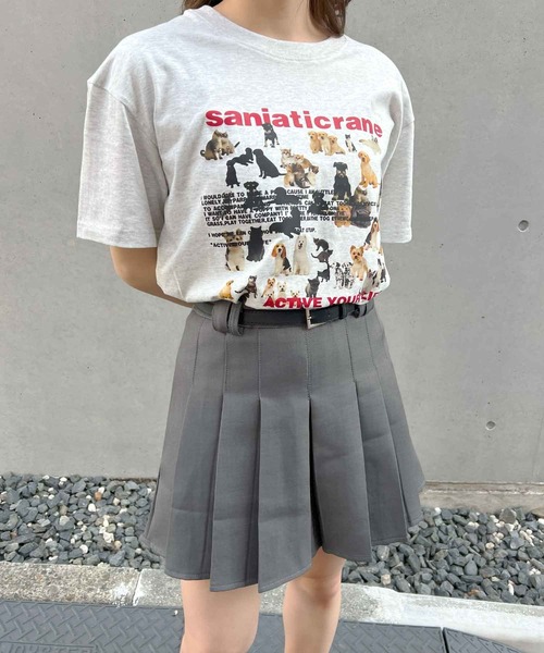 frunco（フランコ）の「【ZOZO限定】アニマルプリントTシャツ（Tシャツ/カットソー・レディース・グレー/ホワイト・MEDIUM）」の21枚目の写真