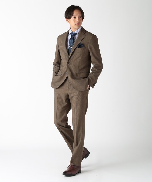 CROWDED CLOSET（クラウデッドクローゼット）の「変形アーガイル柄丸型チーフ（同素材ネクタイ・ボウタイあり）（ポケットチーフ・メンズ・ボルドー/シルバー・FREE）」の14枚目の写真