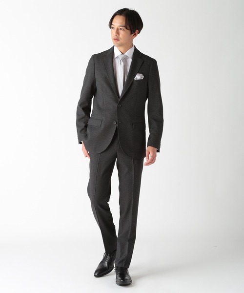 CROWDED CLOSET（クラウデッドクローゼット）の「変形アーガイル柄丸型チーフ（同素材ネクタイ・ボウタイあり）（ポケットチーフ・メンズ・ボルドー/シルバー・FREE）」の12枚目の写真