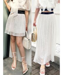 MERCURYDUO｜マーキュリーデュオのスカート（ホワイト/白色系