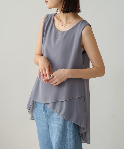 「Bou Jeloud」 半袖シャツ MEDIUM チャコールグレー レディース セール】4ozデニムシャツチュニック（シャツ/ブラウス）｜Bou