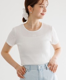 flower | リボンエンブロイダリーティーズ(Tシャツ/カットソー)