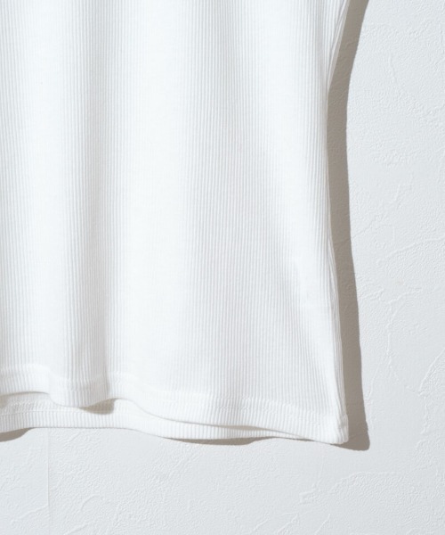 flower(フラワー)の「リボンエンブロイダリーティーズ(Tシャツ/カットソー・レディース・ブルー/ホワイト・FREE)」の8枚目の写真